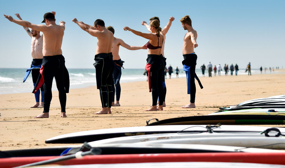 YSX surf lessons in Marbella